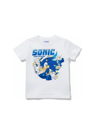 Sea Bubbles Sonic Çocuk Tişört St10414 Beyaz
