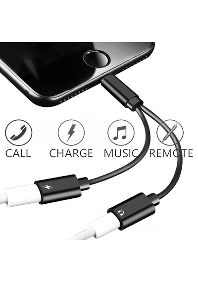Lightning Kulaklık - Şarj Çoklayıcı Çevirici Dönüştürücü Adaptör