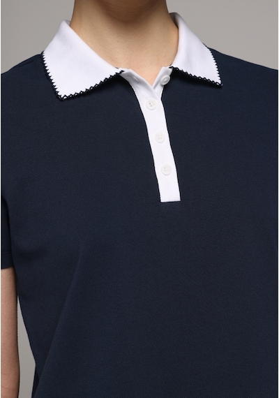 Colin's Colins Regular Fit Polo Yaka Düz Kadın Lacivert Kısa Kol Tişört Cl1080432 Q1.v1 Nav