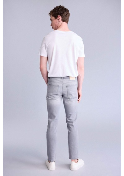 Defacto Pedro Slim Fit Yıkanmış Görünümlü Jean Pantolon G8529ax26smnm18 Gri-nm18