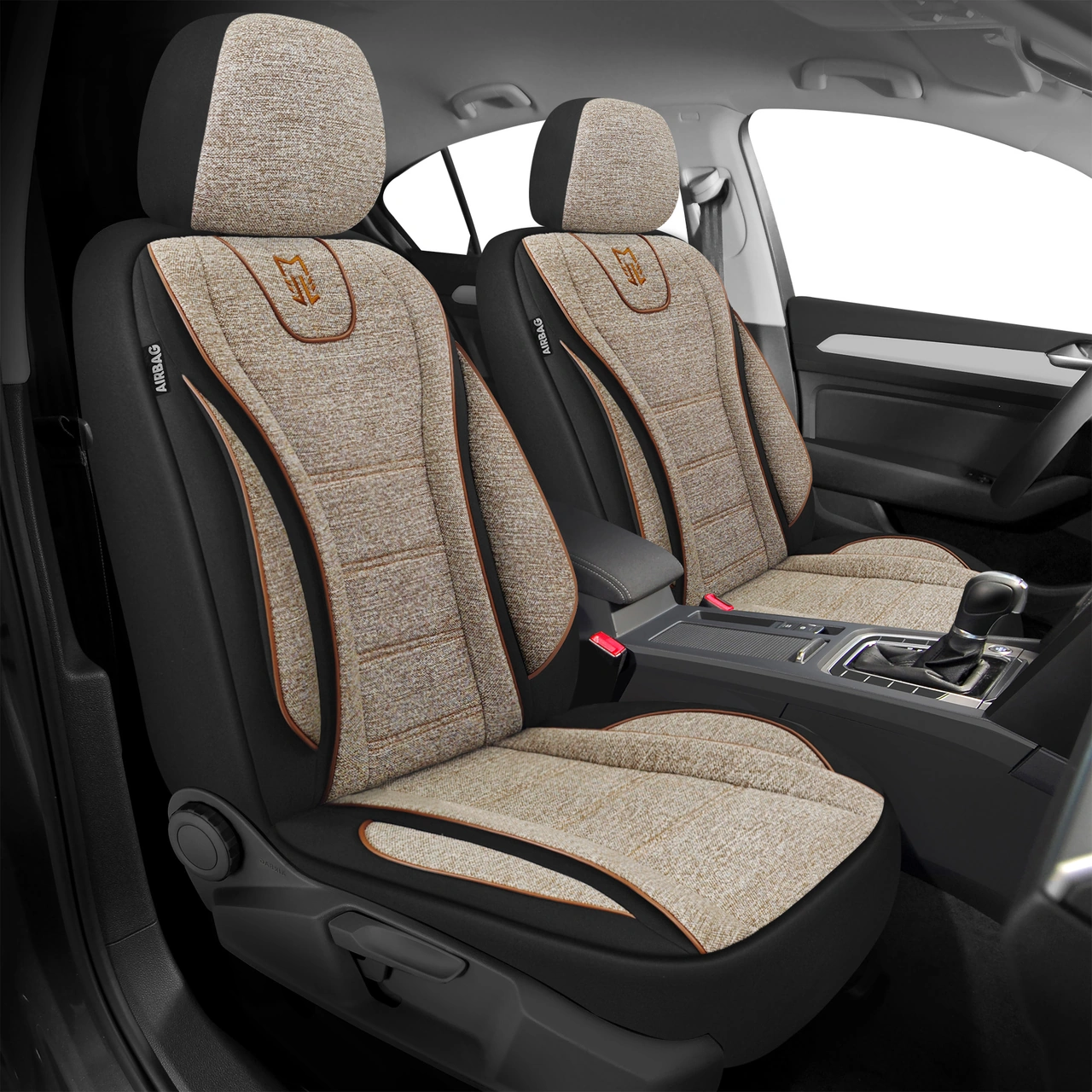 City Serisi Toyota Corolla 2014-2016 İle Uyumlu Koltuk Kılıfı, Kahverengi