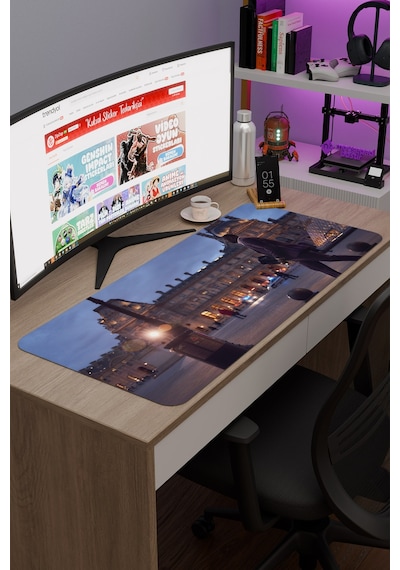 Lupin V3 90x40 Xxl Gaming Kauçuk Kaymaz Taban Mouse Pad Fare Altlığı