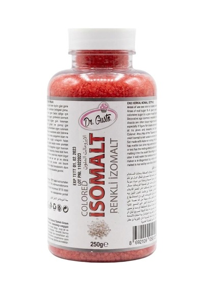 Renkli İzomalt Isomalt Kırmızı 250 Gr Şeker Sanatı Ve Pasta Dekorasyon İçin