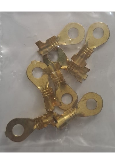 Sarı Kablo Pabuç Halka Tks-4 M4 Halka Tip Terminaller 4.2mm - 7 Adet