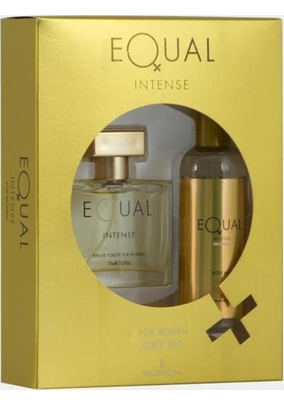 Equal Intense Women 75ml EDT + 150ml Body Mist Kadın Parfüm Seti