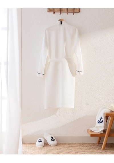 Madame Coco Marty Kimono Unisex Bornoz/terlik Seti Born0000000019beyaz