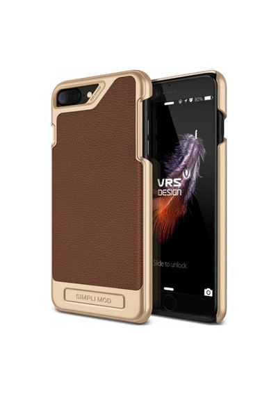 Vrs Design Apple Uyumlu iPhone 8 Plus / 7 Plus İle Simpli Mod Kılıf Brown