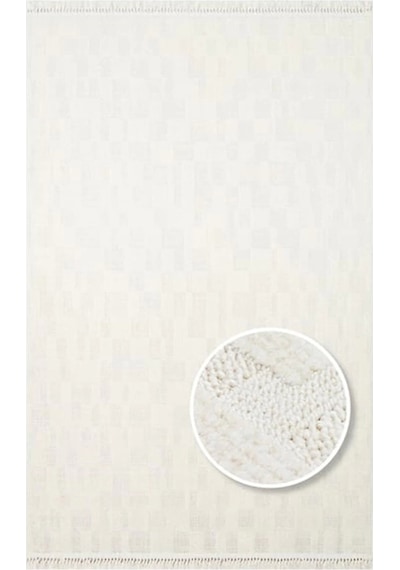 Eko Halı Joy 02 White Modern Makine Halısı