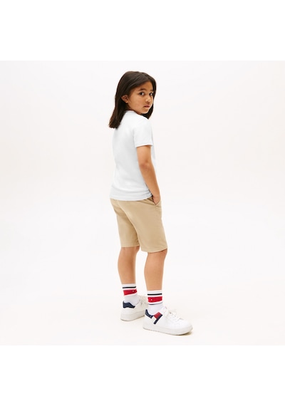 Tommy Hilfiger Varsity Graphic Çocuk Beyaz T-shirt Kb0kb09868 Beyaz