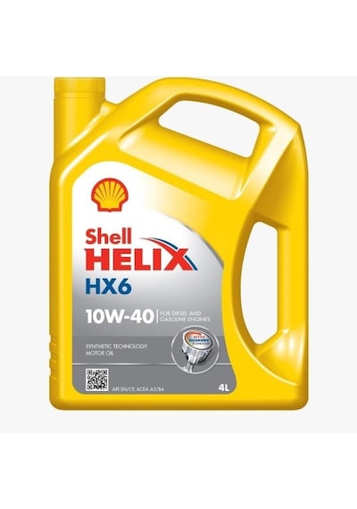 Motor Yağı Hx6 10w-40 4 Litre Shell Helıx 4 Lt