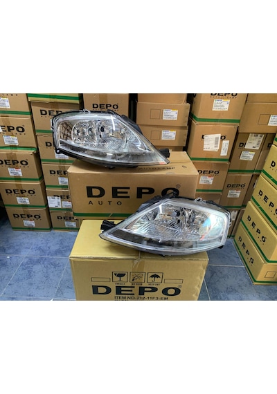 Cıtroen C3 2002-2009 Arası Depo Marka Sağ Ve Sol Far Takım Motorlu 620685 / 620885