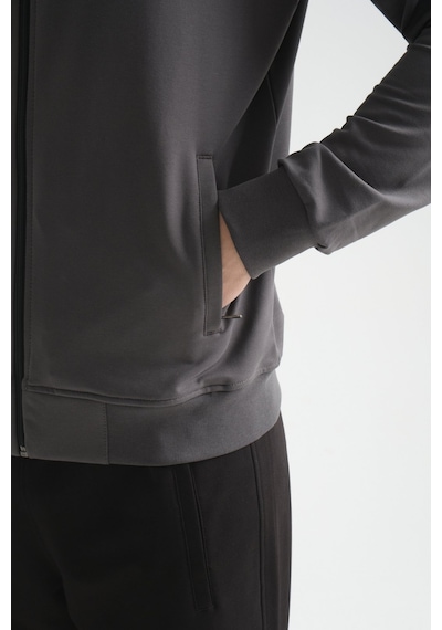 Shooter Sportswear Shooter Premium Dik Yaka Rahat Form Klasik Paça Erkek Eşofman Takımı Füme Shooter Sportswear Shooter Premium Dik Yaka Rahat Form Klasik Paça Erkek Eşofman Takımı Füme