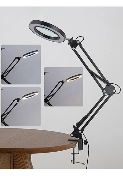 Wlue Flexible Metal 72 Led Ring Masa Lambası 360 Dönebilen Esnek Diğer