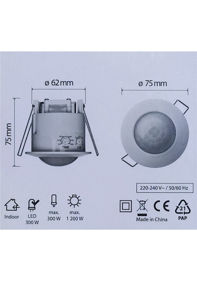 Legrand 048737 Led Uyumlu Sıva Altı Hareket Sensörü