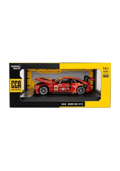Bmw M6 Gt3 Kırmızı 1/24 Model Araba