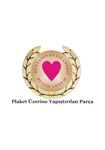 Canım Annem gül desen plaket Anneler günü plaket