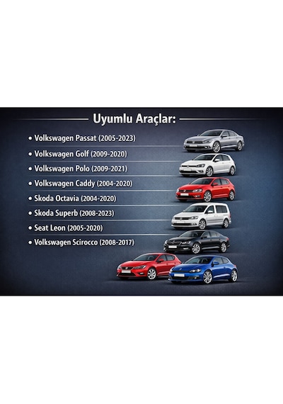 Sağ + Sol Koltuk Ayar Çekme Kolu Seti Vw Passat Golf Polo Caddy Octavia Superb Leon Scirocco
