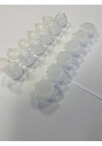 7 Ml 6'Lı Plastik Boş Boya Kutusu