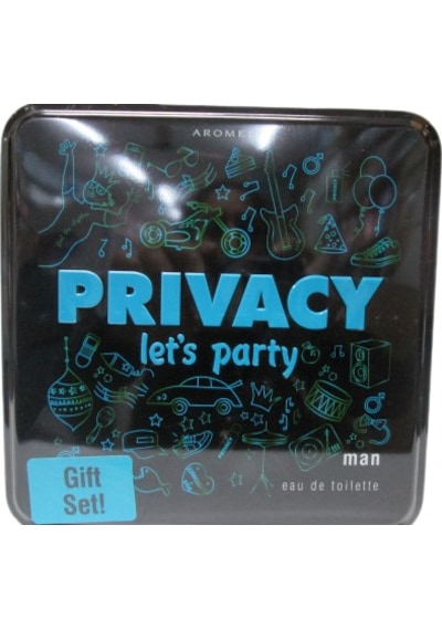 Privacy Let's Party Erkek Parfüm EDT 100 ML + Deodorant Sprey 150 ML Teneke Kutu