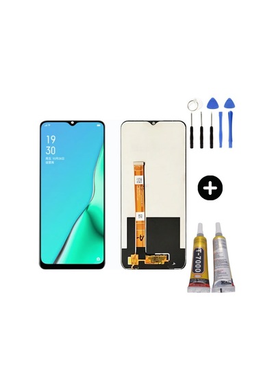 Realme C3i Uyumlu Hk Lcd Ekran Dokunmatik + Montaj Seti