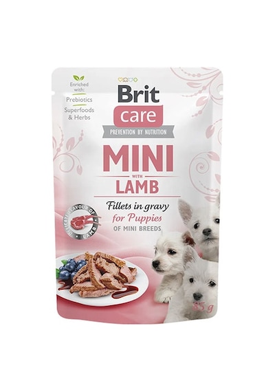 Brit Care Mini Puppy Kuzu Etli Soslu Fileto Küçük Irk Yavru Köpek Konservesi 85 Gr 110-20000.01