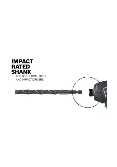 21 Piece Black Oxide Metal Drill Bit Set Bl21a
