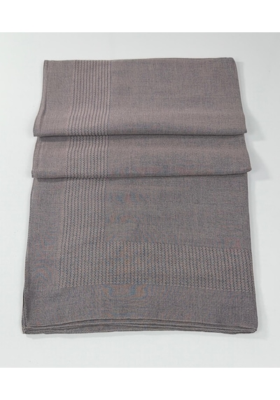 Miray Büyük Boy Pano Pamuk Eşarp - 120 X 120 - 0618 Sis Gri
