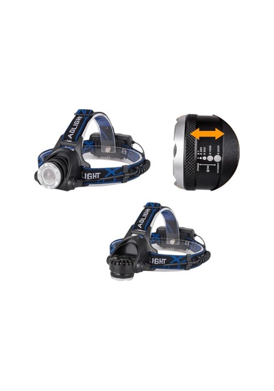 Poyraz Şarjlı Led Kafa Feneri Ayarlanabilir Zoom Özellikli 3 Modlu Beyaz Işık Outdoor Kafa Lambası Ip44 300 Lümen Kamp,balıkçılık,tamirat,koşu,yürüyüş İçin 9123 Açık Beyaz