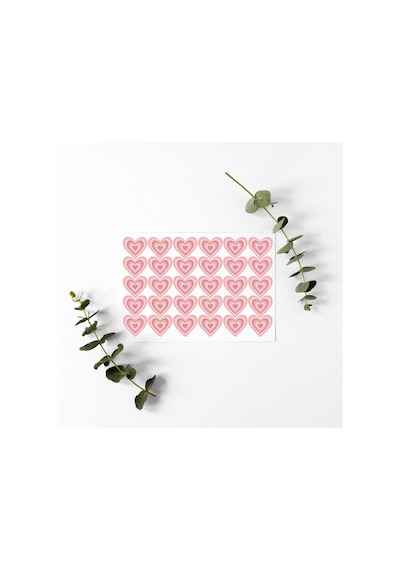 Desenli Thank You Teşekkür Stickers Paketleme Çıkartma Pytkstk98