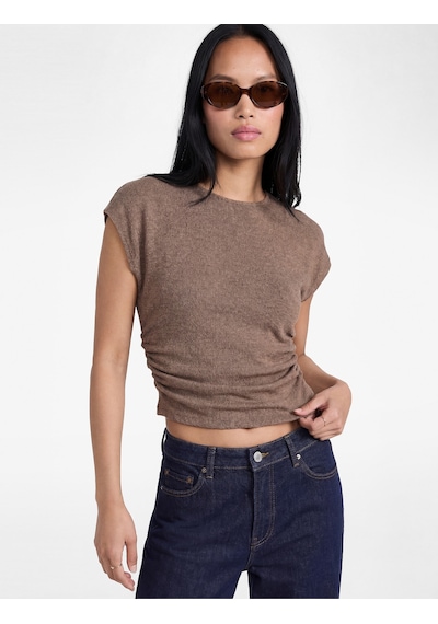 Koton Bürümcük Kumaş Slim Fit Kısa Kollu Bisiklet Yaka Drapeli Dokulu Tişört Kahverengi 6sak50168ek Kahve Koton Bürümcük Kumaş Slim Fit Kısa Kollu Bisiklet Yaka Drapeli Dokulu Tişört Kahverengi 6sak50168ek Kahve