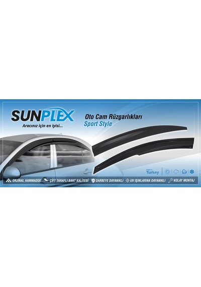 Hyundai İ20 2021-2023 Cam Rüzgarlıgı 4lü Set Sunplex