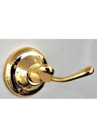 Lider Dicle Gold Banyo Aksesuarı.Sarı Altın Renk Ikili Askılık Çok Renkli