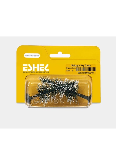 Eshel Maket Sekoya Kış Çamı--5 Cm--2 Li