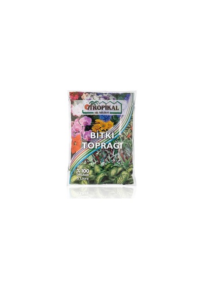 Kaliteli Çiçek Toprağı 5 Lt. Saksı Çiçeği Toprağı, Böcek Yapmayan