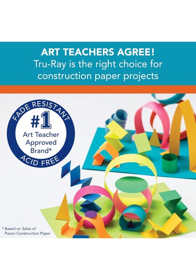 Construction Paper, Warm Assorted, 12" X 18", 50 Sheets