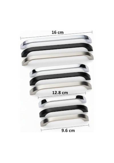 Göksu İnox Metal Mutfak Dolap Kulpları, Çekmece Kapak Kulbu, Mobilya Kulp 160 Mm Diğer