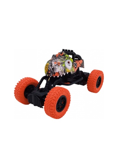 Uzaktan Kumandalı Şarjlı Off-road Canavar Araba 2.4 Ghz Güçlü Süspansiyonlu Turuncu