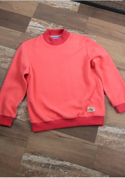 Alexandergardi Alexandergardı Yarım Balıkçı Yaka Çocuk Sweatshirt C19-138927 001 Pembe