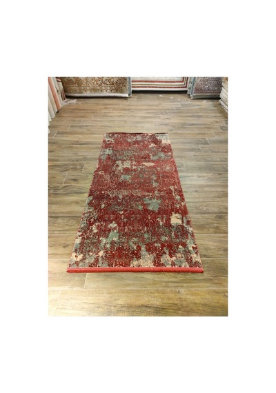 Palette Pa04c Bordo-gri Halı Çok Renkli