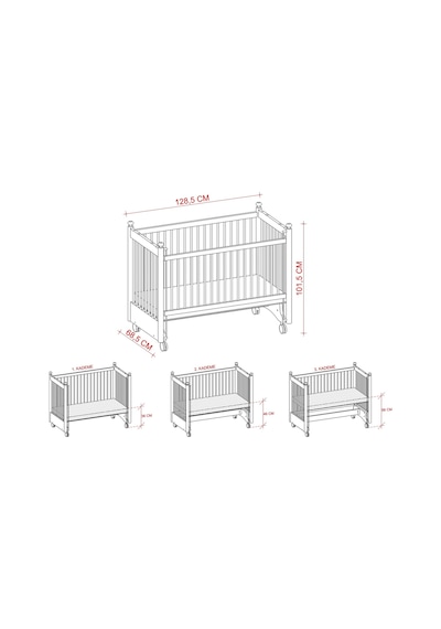 Meltem Kids Mondo Sallanır Ahşap Anne Yanı Beşik 60 x 120 CM Naturel Ekru Meltem Kids Mondo Sallanır Ahşap Anne Yanı Beşik 60 x 120 CM Naturel Ekru