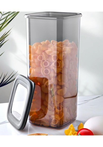 Omnipazar Sy-2735 Fresca Kare Erzak Saklama Kabı Silikon Kapak 3'lü Set Şeffaf