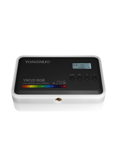 Yongnuo YN120 RGb 2500 - 9900K Dahili Bataryalı Mobil Vlog Led Işık