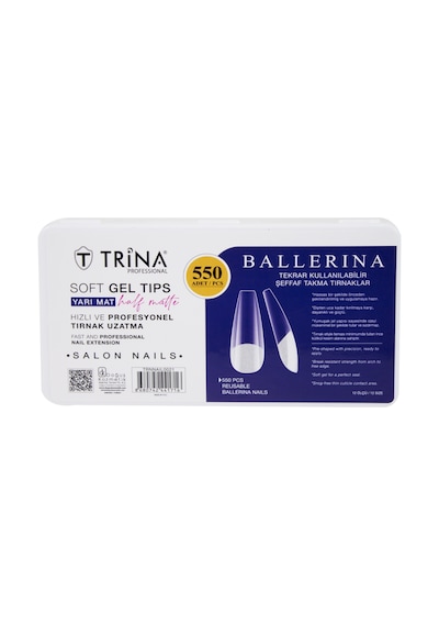 Trina Soft Jel Takma Tırnak Ballerina Yarı Mat 550'li Trnnaıl0021