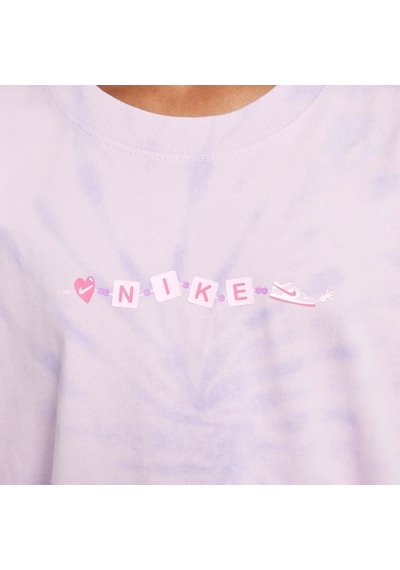 Nike Sportswear Tee Adapt Tween Mor Pamuklu Kız Çocuk Tişört