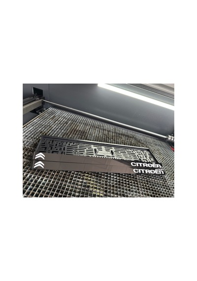 Cıtroen Uyumlu 3d Kabrtmalı Pleksi Araba Plakalığı 1 Takım - 778095830