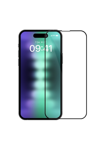 Buff Apple iPhone 15 Plus Uyumlu 5D Glass Ekran Koruyucu