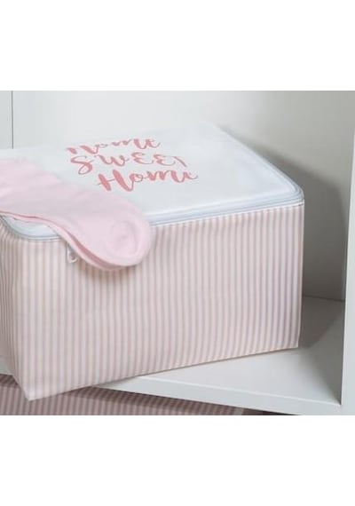 Mini Boy Baskılı Pembe 30x 22 Cm Hurç Pembe
