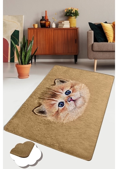 Bambino Djt 120X180 Cm Dekoratif Yıkanabilir Kaymaz Taban Halı