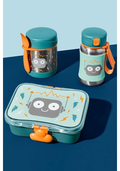 Skip Hop Spark Style Pipetli Paslanmaz Çelik Suluk Robot Karışık