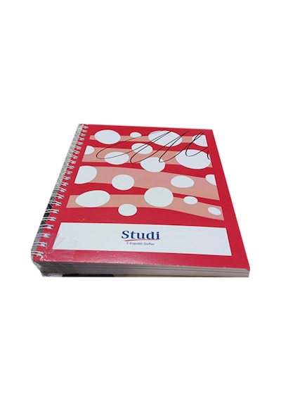 A4 200 Yaprak 5 Kapaklı Karton Kapak 5 Bölmeli Defter